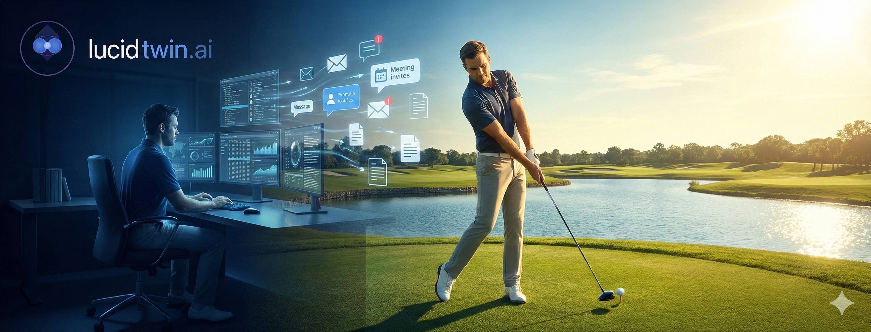 Your Twin Working While You Play Golf